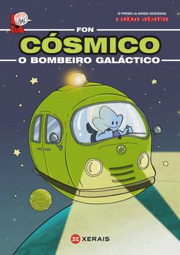 portada Cósmico, o bombeiro galáctico (en Gallego)