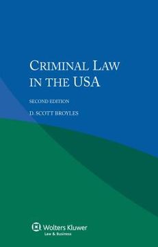 portada Criminal Law in the USA