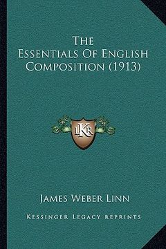 portada the essentials of english composition (1913)