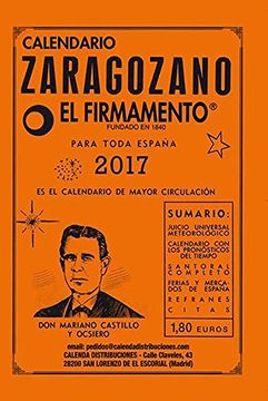 portada Calendario Zaragozano 2017
