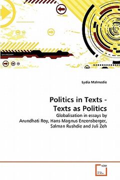 portada politics in texts - texts as politics (en Inglés)