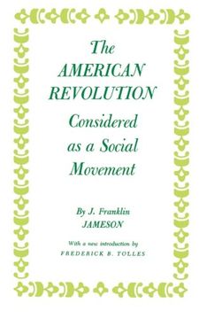 portada The American Revolution Considered as a Social Movement (in English)