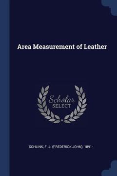 portada Area Measurement of Leather (in English)