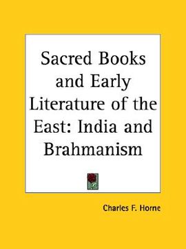 portada sacred books and early literature of the east: india and brahmanism (in English)