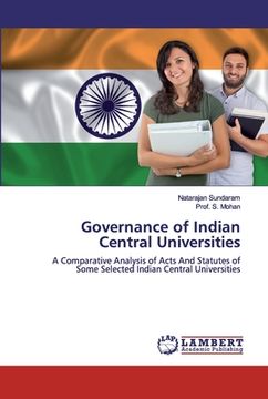 portada Governance of Indian Central Universities (in English)