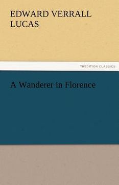 portada a wanderer in florence (en Inglés)