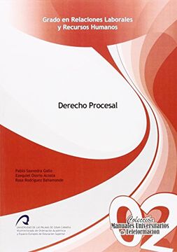 portada Derecho Procesal (Manual Universitario de Teleformación Grado en Relaciones Laborales y Recursos Humanos)