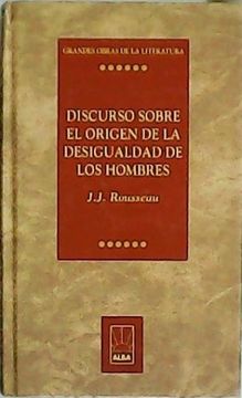 portada Discurso Sobre el Origen de la Desigualdad de los Hombres. Traducción de Susana Cano Méndez.