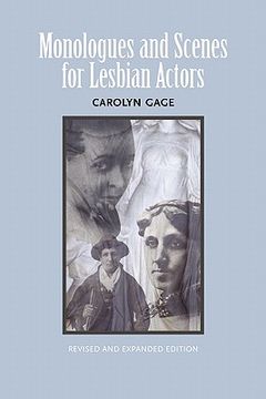 portada monologues and scenes for lesbian actors: revised and expanded