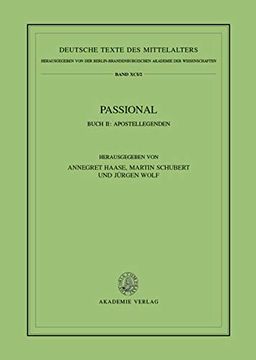 portada Passional Buch ii: Apostellegenden (Deutsche Texte des Mittelalters) (German Edition) (in German)