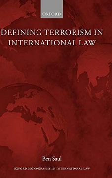 portada Defining Terrorism in International law (Oxford Monographs in International Law) (in English)