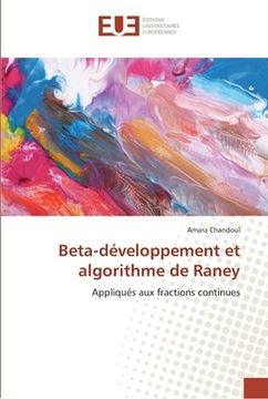 portada Beta-développement et algorithme de Raney (in French)