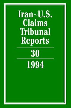 portada iran-u.s. claims tribunal reports: volume 30 (in English)