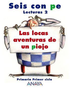 portada Las Locas Aventuras de un Piojo, 2 Educación Primaria. Lecturas (in Spanish)