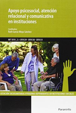 portada Cp - apoyo psicosocial, atencion relacional y comunicativa en instituciones (mf1019_2) (Cp - Certificado Profesionalidad)