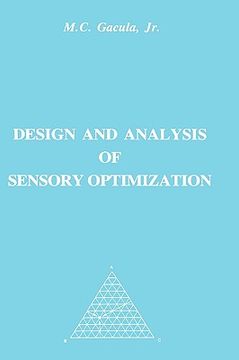 portada design and analysis of sensory optimization
