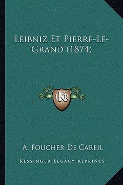 portada Leibniz Et Pierre-Le-Grand (1874) (in French)