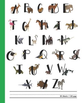 portada Zoo Animal A to Z Words for Kids: Practice Letter Alphabet Book, early learning, age 1-3, Easy, Funny, Cute, Practice, Activity, Game, Amazing, Fantas (en Inglés)