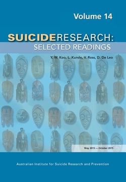 portada Suicide Research: Selected Readings Volume 15 (en Inglés)