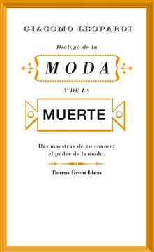portada DIALOGO DE LA MODA Y DE LA MUERTE (in Spanish)
