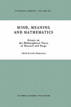 portada mind, meaning and mathematics: essays on the philosophical views of husserl and frege (en Inglés)