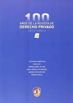 portada Cien años de la Revista de Derecho Privado: 1913-2013