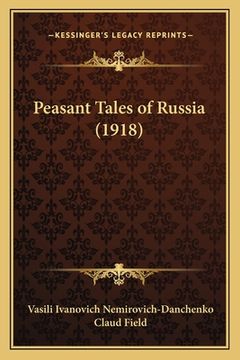 portada Peasant Tales of Russia (1918) (in French)