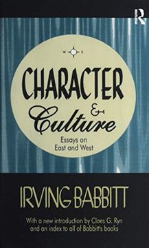 portada Character and Culture: Essays on East and West (in English)