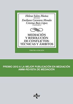 portada Mediación y Resolución de Conflictos: Técnicas y Ámbitos (Derecho - Biblioteca Universitaria de Editorial Tecnos) (in Spanish)