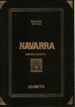 portada Diccionario Geografico-Estadistico-Historico de Navarra