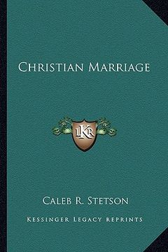 portada christian marriage (en Inglés)
