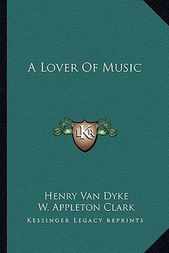 portada a lover of music (in English)