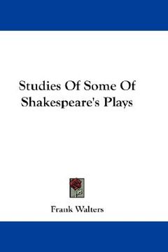 portada studies of some of shakespeare's plays (en Inglés)