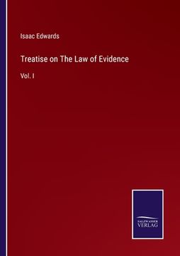 portada Treatise on The Law of Evidence: Vol. I (en Inglés)