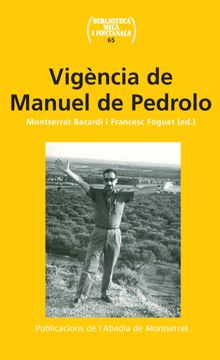 portada Vigència de Manuel de Pedrolo (Biblioteca Milà i Fontanals) (in Spanish)