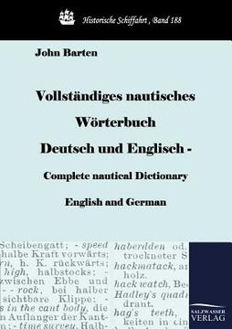 portada Vollständiges nautisches Wörterbuch Deutsch und Englisch - Complete nautical Dictionary English and German