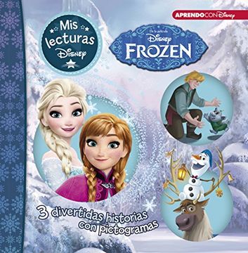 portada Frozen | Luces de invierno | Una aventura de Olaf (Mis lecturas Disney): 3 divertidas historias con pictogramas