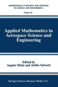 portada Applied Mathematics in Aerospace Science and Engineering (in English)