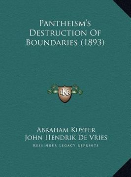 portada pantheism's destruction of boundaries (1893) (en Inglés)