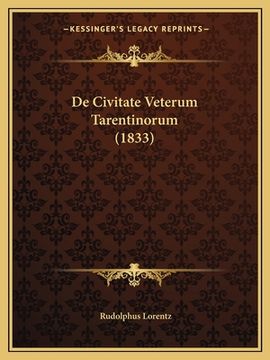 portada De Civitate Veterum Tarentinorum (1833) (en Latin)