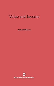 portada Value and Income (en Inglés)