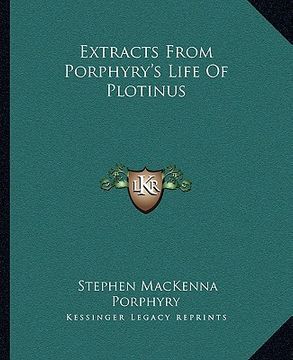 portada extracts from porphyry's life of plotinus (in English)