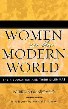 portada women in the modern world: their education and their dilemmas (in English)