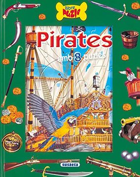 portada Pirates Amb 8 Puzles (Llibre Puzle) (in Spanish)