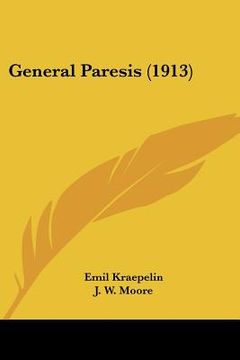 portada general paresis (1913) (en Inglés)