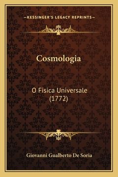 portada Cosmologia: O Fisica Universale (1772) (en Italiano)