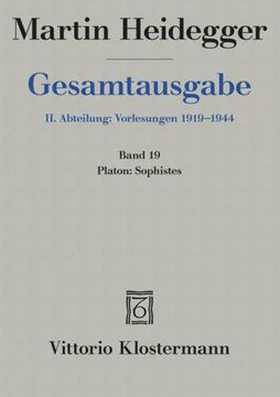 portada Gesamtausgabe. 4 Abteilungen / Platon: Sophistes (en Alemán)