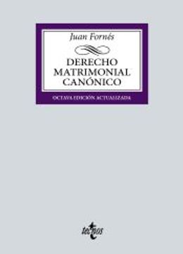portada Derecho Matrimonial Canonico