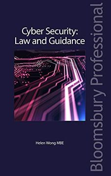 portada Cyber Security: Law and Guidance (Bloomsbury Professional) (en Inglés)