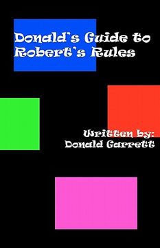 portada donald's guide to robert's rules (en Inglés)